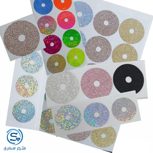 ستكرات جذابة لامعة لتزيين سنسر فريستايل بفتحة صغير...