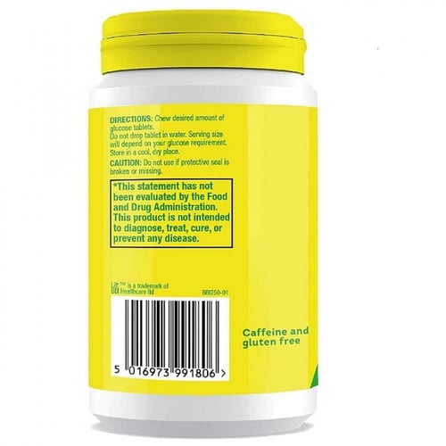 اقراص الجلوكوز بنكهة الليمون - 50 حبة في العلبة