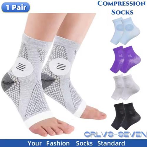 جوارب ضغط لتخفيف ألم القدمين والتورم لمرضى السكري.