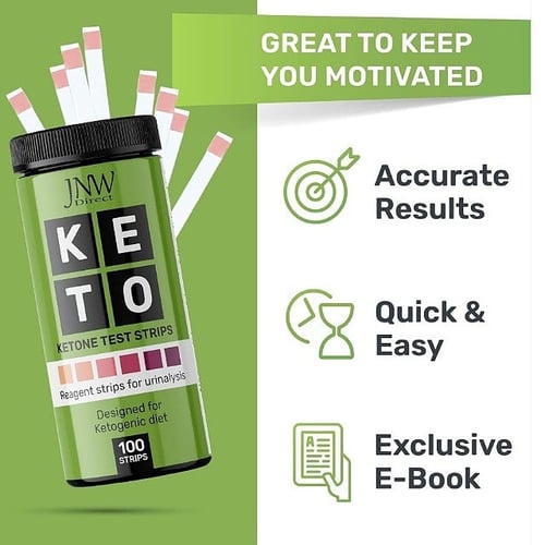 شرائط إختبار كيتون البول، 100 شريط