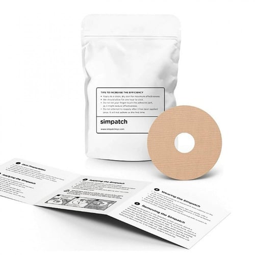 30 لصقة لون بيج لتثبيت سنسر فريستايل بفتحة صغيرة