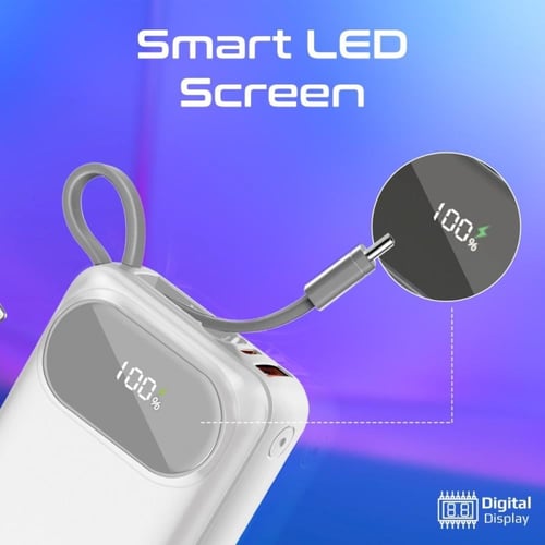 بطارية متنقلة فائقة الصغر بقدرة 20000 مللي أمبير ف...