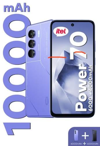 هاتف آيتل P70 , بذاكرة رام 8 ، 256 قيقابايت , 4G