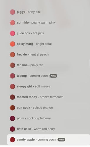 Rhode the edits BLUSH + LIP TRIO