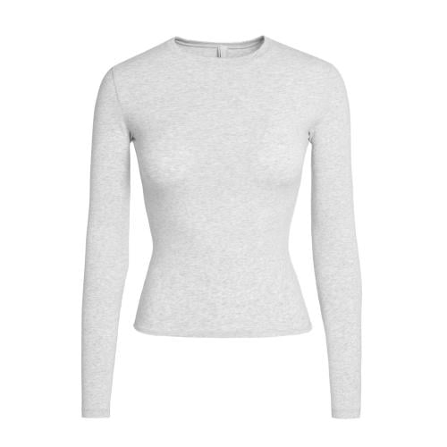 Skims cotten jersey LONG SLEEVE T-SHIRT