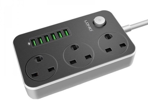 توصيلةكهرباء 5 متر LDNIO 6 USB