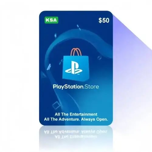 بطاقة بلايستيشن ستور سعودي 50 دولار