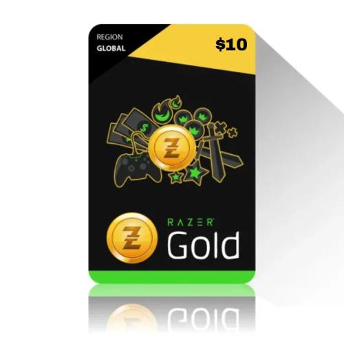 بطاقة ريزر جولد 10 $ - عالمي