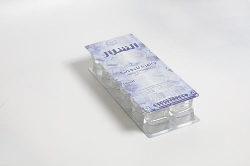 10 كراتين مكعبات ماء جاهزة للتجميد