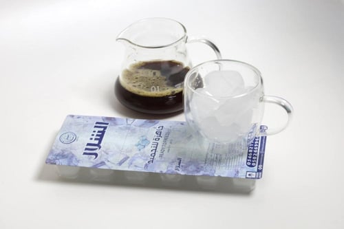 10 كراتين مكعبات ماء جاهزة للتجميد