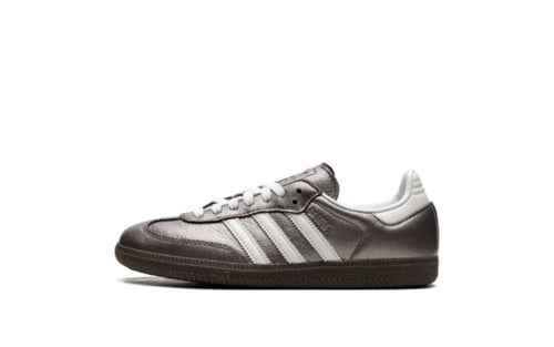 Samba OG metallic white sneakers