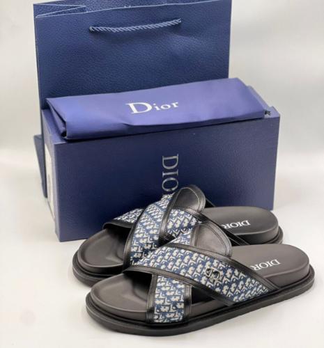 صندل Dior اسود/ ازرق