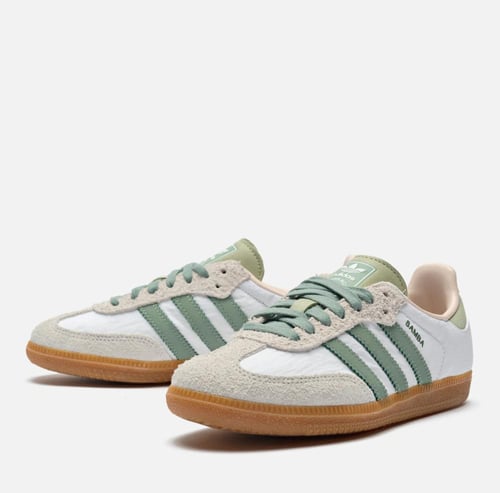 adidas Samba OG Silver Green Putty Mauve