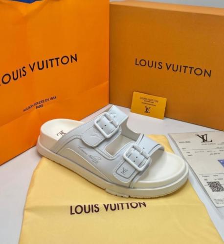 صندل LV ابيض كامل