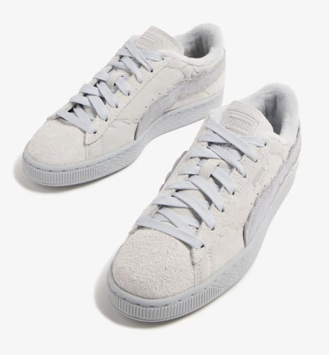 PUMA suede one piece wit/grijs