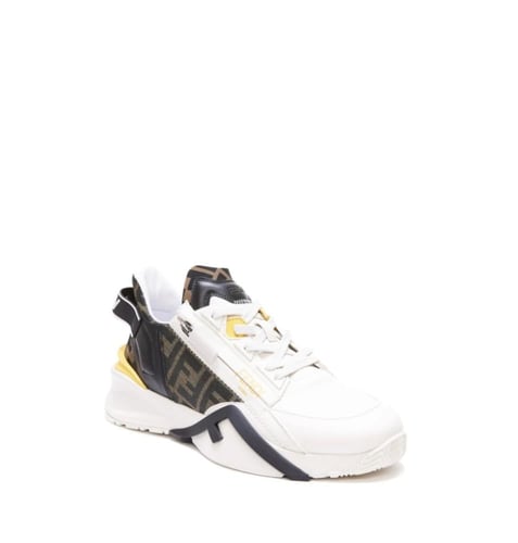 Fendi Flow Color-Block Low and white