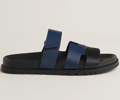 حذاء هرمز اسود / ازرق