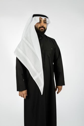 شماغ روسيل ابيض