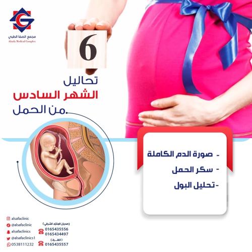 Sixth month pregnancy tests