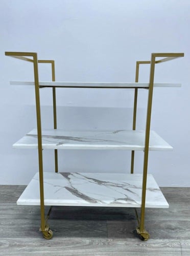 عربة تقديم بديل رخام