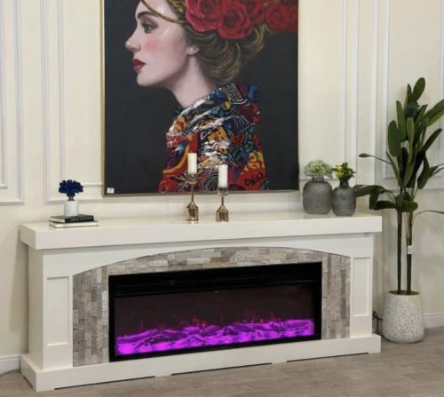 جهاز تدفئة مع الديكور