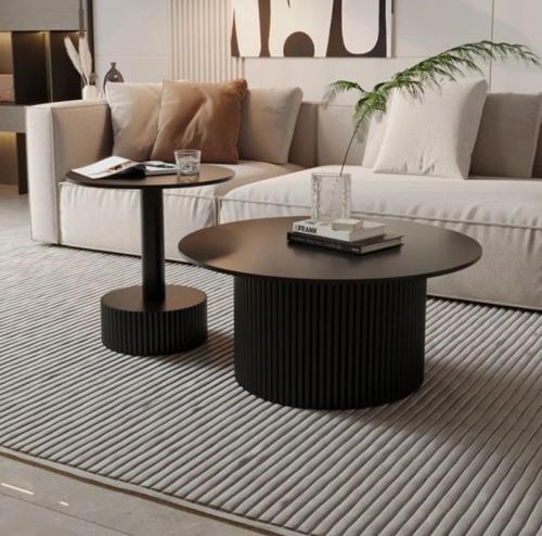 طقم طاولات لون اسود