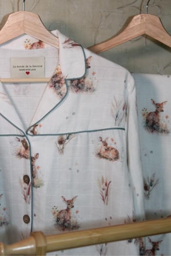 بيجامة نوم انيقه ناعمه جداً