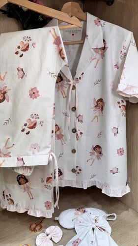 بيجامه صيفيه برسومات انيقه