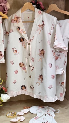 بيجامه صيفيه برسومات انيقه