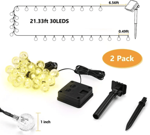 سلسلة أضواء بالطاقة الشمسية