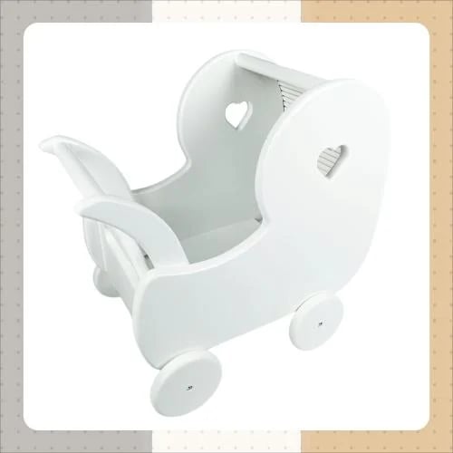 بروبس عربة متحركة للأطفال - أبيض