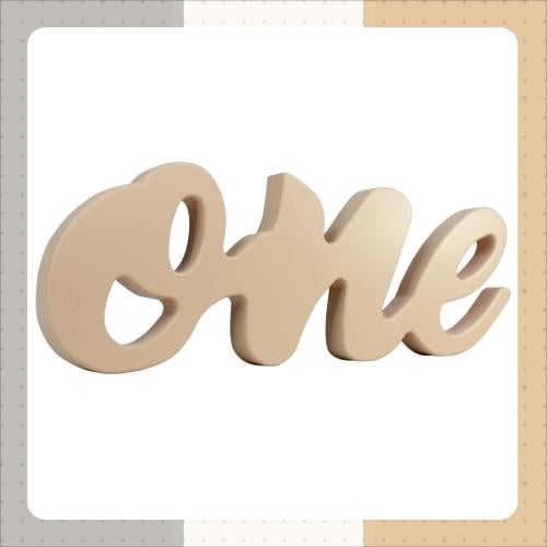 بروبس مجسم كلمة ONE - روز