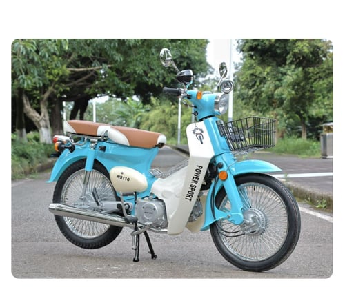 دراجة نارية كلاسيك شبيه الهوندا 110 لون ازرق - WS1...