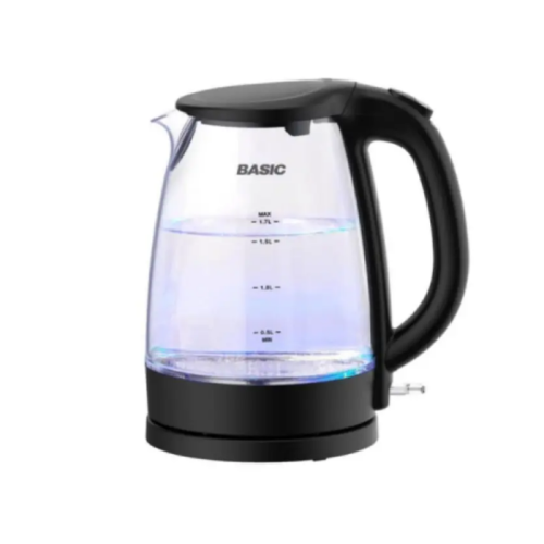 غلاية ماء بيسك 1.7 لتر زجاج 2200 واط موديل (BK-17G...