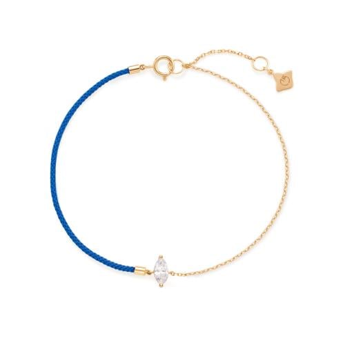 أسواره نصف حبل أزرق مع ألماس| كورد