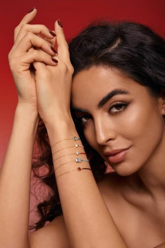 أسواره نصف حبل أخضر مع حجر الملاكايت | كورد