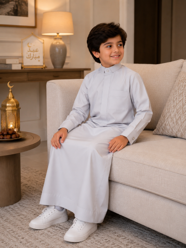 Light gray thobe