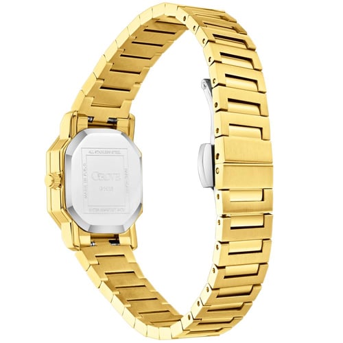 ساعة ذهبية أوكتاجون ميناء لؤلؤي تاريخ مع سوار معدن...