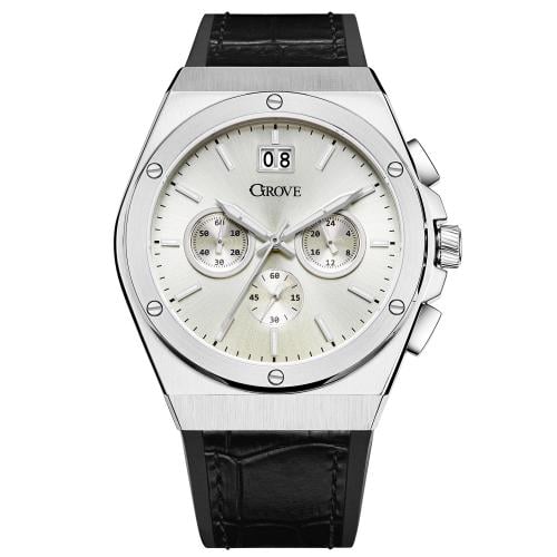 ساعة رجالية كرونوغراف كلاسيكية عصرية ستانلس ستيل ×...