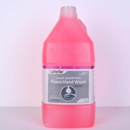 صابون رغوة ( فوم ) لليدين يتوفر بعدة عطور 4 لتر