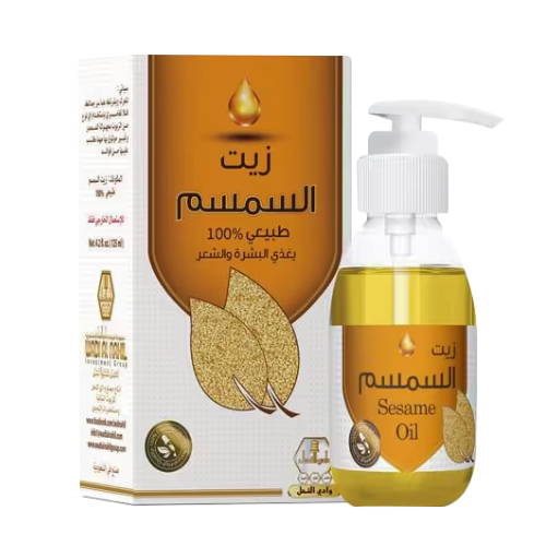 وادي النحل زيت السمسم للجسم والوجه 125 مل