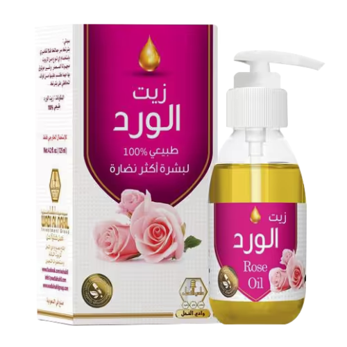 وادي النحل زيت الورد للجسم والوجه 125 مل