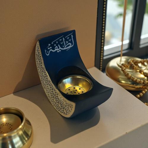 مبخرة سراميك مع نحت الاسم