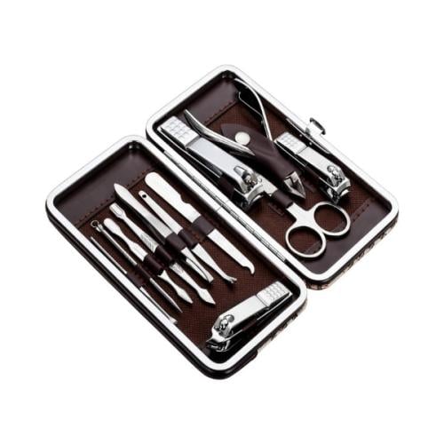 مجموعة مانيكير وباديكير احترافية - 12 أداة للعناية...