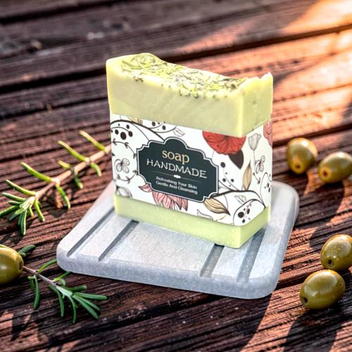 صابون إكليل الجبل و زيت الزيتون البكر