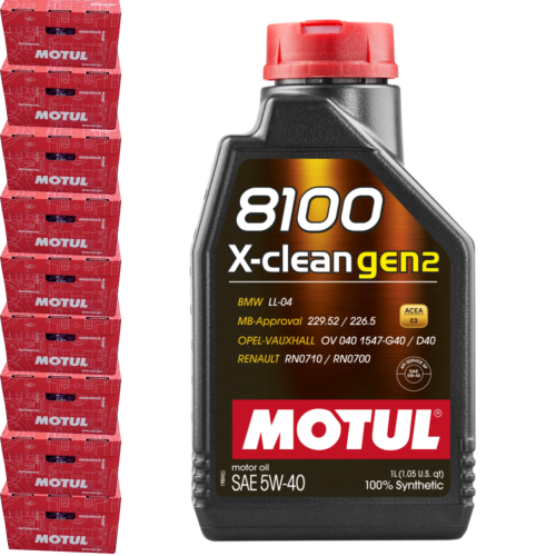 (1x12L carton) Motul 5W40 8100 X-CLEAN GEN2 | موتو...