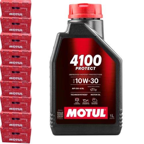 (1x12L carton) Motul 10W30 4100 PROTECT | موتول 10...