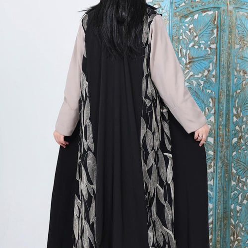 عبايه عمليه نص كلوش كريب