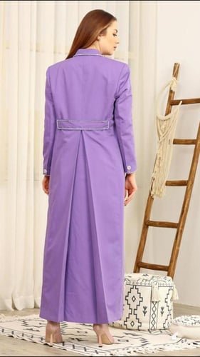 عباية بليزر بنفسجي