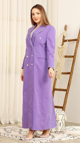 عباية بليزر بنفسجي